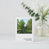 正方形の写真0324 – 運河 名刺 (スタンド正面)