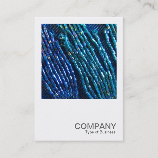 正方形の写真0370 – ビーズ編み 名刺 (正面)