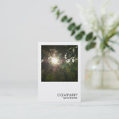 正方形の写真0377 -日本の分岐 名刺 (スタンド正面)