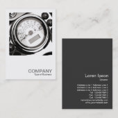 正方形の写真0416 – モーターサイクルスピードメーター 名刺 (正面/裏面)