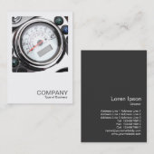 正方形の写真0417 – モーターサイクルスピードメーター 名刺 (正面/裏面)