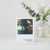 正方形の写真0420 -鏡ボール 名刺 (スタンド正面)