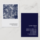 正方形の写真0425 – 青い秋 名刺 (正面/裏面)