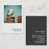 正方形の写真0427 -お気に入りのなとまり木 名刺 (正面/裏面)