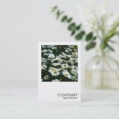 正方形の写真042 -デイジー 名刺 (スタンド正面)