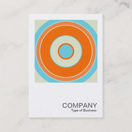 正方形の写真0430 -カラフル円03 名刺 (正面)