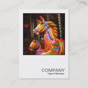 正方形の写真0441 メリー --Go-Round Horses 名刺