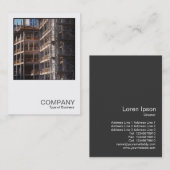 正方形の写真0450 -建築 名刺 (正面/裏面)