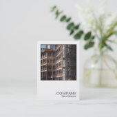 正方形の写真0450 -建築 名刺 (スタンド正面)