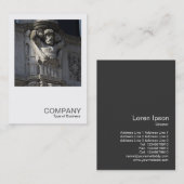 正方形の写真0466 – 建築詳細 名刺 (正面/裏面)