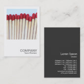 正方形の写真0539 – マッチ03 名刺 (正面/裏面)