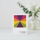 正方形の写真0574 – カラーセグメント02 名刺 (スタンド正面)