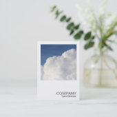 正方形の写真0578 - Cumulus Cloud 名刺 (スタンド正面)