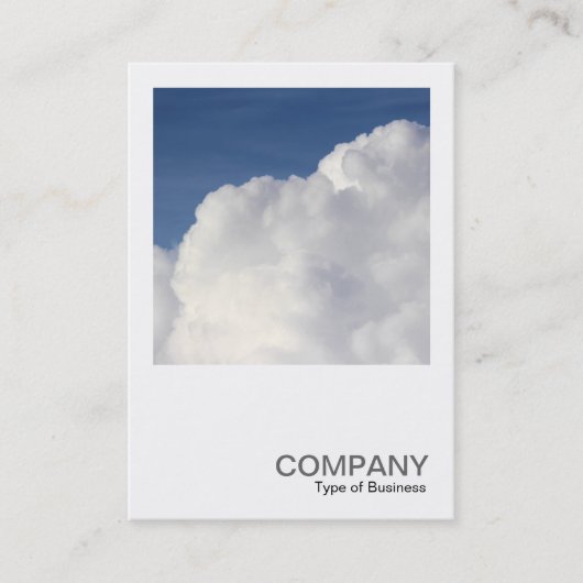 正方形の写真0578 - Cumulus Cloud 名刺 (正面)