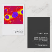 正方形の写真057 -フラクタルデザイン 名刺 (正面/裏面)