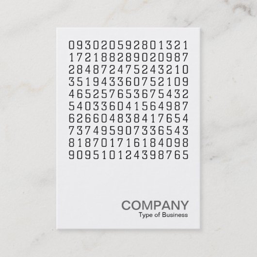 正方形の写真0580 – 乱数 名刺 (正面)