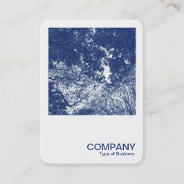 正方形の写真0593 - Woodland Canopy 02 - Cyanotype 名刺
