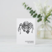 正方形の写真070 -編み物のくも 名刺 (スタンド正面)