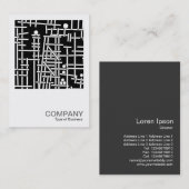 正方形の写真081 – 奇数ボール構造 名刺 (正面/裏面)