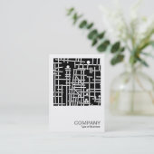 正方形の写真081 – 奇数ボール構造 名刺 (スタンド正面)