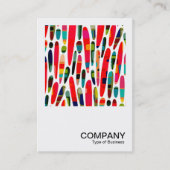 正方形の写真 – カラーのコラージュ効果150222 名刺 (正面)