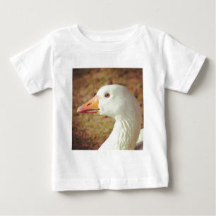 正方形の写真 – グース(クローズアップ) ベビーTシャツ