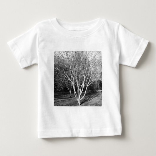 正方形の写真 – ツリー ベビーTシャツ (正面)