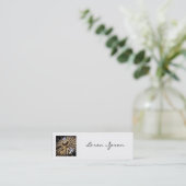 正方形の写真 – 大きいホイール スキニー名刺 (スタンド正面)