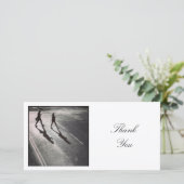 正方形の写真 – 影 サンキューカード (スタンド正面)