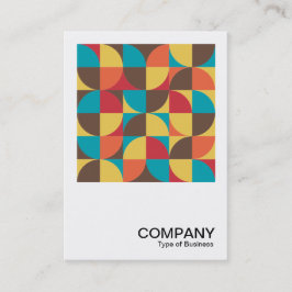 正方形の写真 – 抽象芸術幾何学模様110421v5 名刺