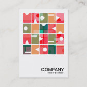 正方形の写真 – 長方形抽象芸術120623 名刺 (正面)