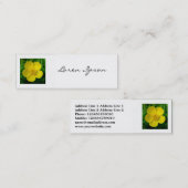 正方形の写真 – Buttercup スキニー名刺 (正面/裏面)