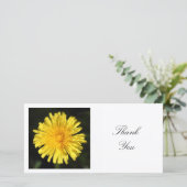 正方形の写真 – Dandelion サンキューカード (スタンド正面)