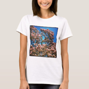 正方形の写真 – Magnolia Blosm Tシャツ