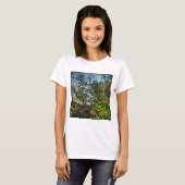 正方形の写真 – Magnolia Bush 01 Tシャツ (正面フル)