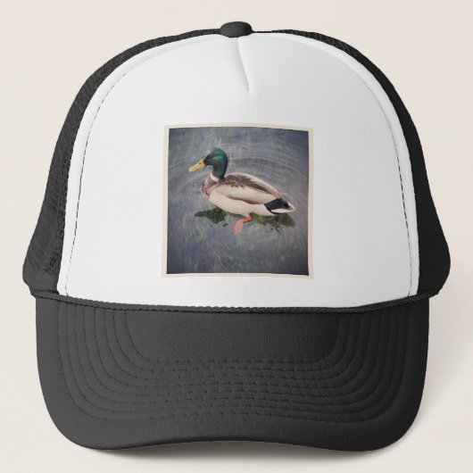 正方形の写真 – Mallard Duck キャップ (正面)