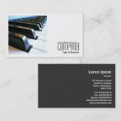 正方形の写真(v2) – キーボード 名刺 (正面/裏面)