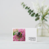 正方形の写真(v2) – セダムののまわりに 名刺 (スタンド正面)