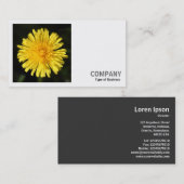 正方形の写真(v2) -タンポポ 名刺 (正面/裏面)