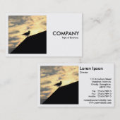 正方形の写真(v2) – ニシン・ガルサンセット 名刺 (正面/裏面)