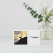 正方形の写真(v2) – ニシン・ガルサンセット 名刺 (スタンド正面)