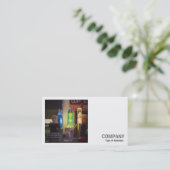 正方形の写真(v2) – フリーマーケット – 静物 名刺 (スタンド正面)