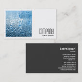 正方形の写真(v2) – ブルーウォーター 名刺 (正面/裏面)