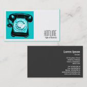 正方形の写真(v2) – ホットラインシアン 名刺 (正面/裏面)