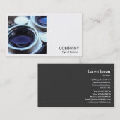 正方形の写真(v2) -ヴィンテージTLRカメラ 名刺 (正面/裏面)