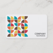 正方形の写真(v2) -抽象芸術幾何学模様110421v3 名刺 (正面)