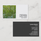 正方形の写真(v2) - 日本の Maple 名刺 (正面/裏面)