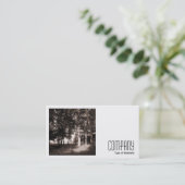 正方形の写真(v2) – 森の端 名刺 (スタンド正面)