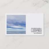 正方形の写真(v2) – 海と空 名刺 (正面)