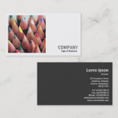 正方形の写真(v2) – 色鉛筆 名刺 (正面/裏面)